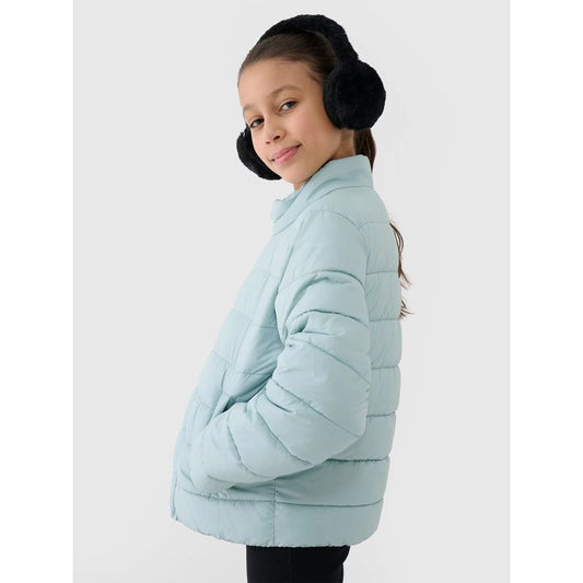 Girls' down jacket with synthetic filling 4F 4FJWSS25TDJAF515-47S *Kategoria tymczasowa Your Sports Performance
