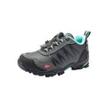 Trollkids Kids Trolltunga Hiker Low waterproof hiking shoes for boys/girls, anthracite/mint (155-609) In preparation Your Sports Performance