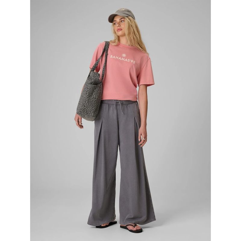 Women's wide-leg sweatpants 4F 4FRAW26TTROF2050-24S
