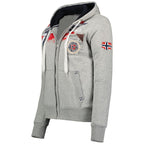 Geographical Norway Fespote Lady 100 Distri W sweatshirt WU8015F/GN B-Grey7 Clothing/Outdoor/Geographical Norway Your Sports Performance