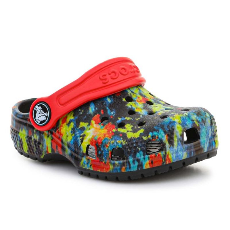 Crocs Classic Tie Dye Graphic Kids Clog T Jr 206994-4SW flip-flops