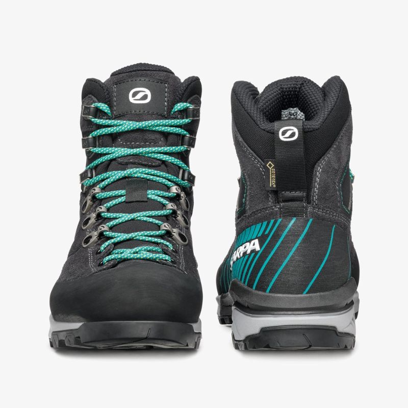 Scarpa MESCALITO TRK GTX WOMAN Women's Adult Anthracite, Green Odzież militarna/Buty Your Sports Performance