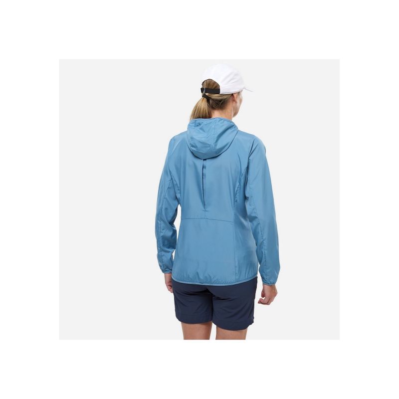 MILLET Parmelan Windbreaker Hoodie Women's Jacket in Blue