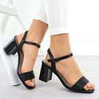 Women's black high heel sandals Vinceza 62228 Footwear Your Sports Performance