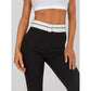 Black flared trousers without pockets (DHJ-SP-6971.33P) In preparation Your Sports Performance