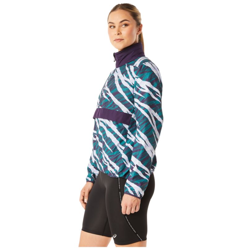 Asics Wild Camo Anorak Jacket W 2012C495-500 Clothing/Running Asics