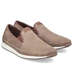 Men's leather openwork moccasins brown Rieker 11955-64 To be categorized Your Sports Performance