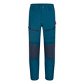 Trollkids Nordfjord Slim-Fit Zip-Off Trousers, Blue Madeirowski (853-102)