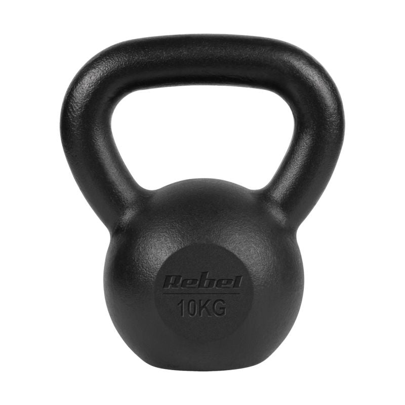 Cast iron kettlebell 10kg, REBEL ACTIVE To be categorized Your Sports Performance