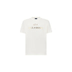 Paul&Shark Men's Cotton T-shirt White and Gold 99311007-10E - Classic Cut, Logo
