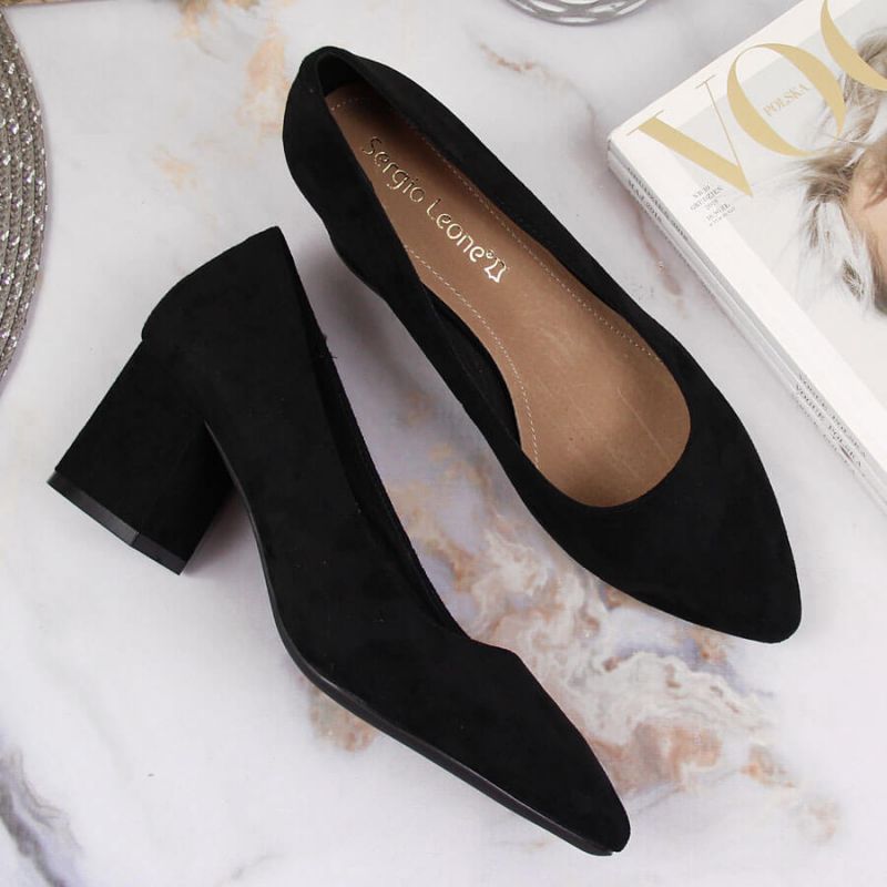Sergio Leone W SK358A black high heel pumps Footwear/Lifestyle Your Sports Performance