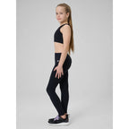 Girls' seamless sports leggings 4F 4FJRSS26TFTIF518-20S