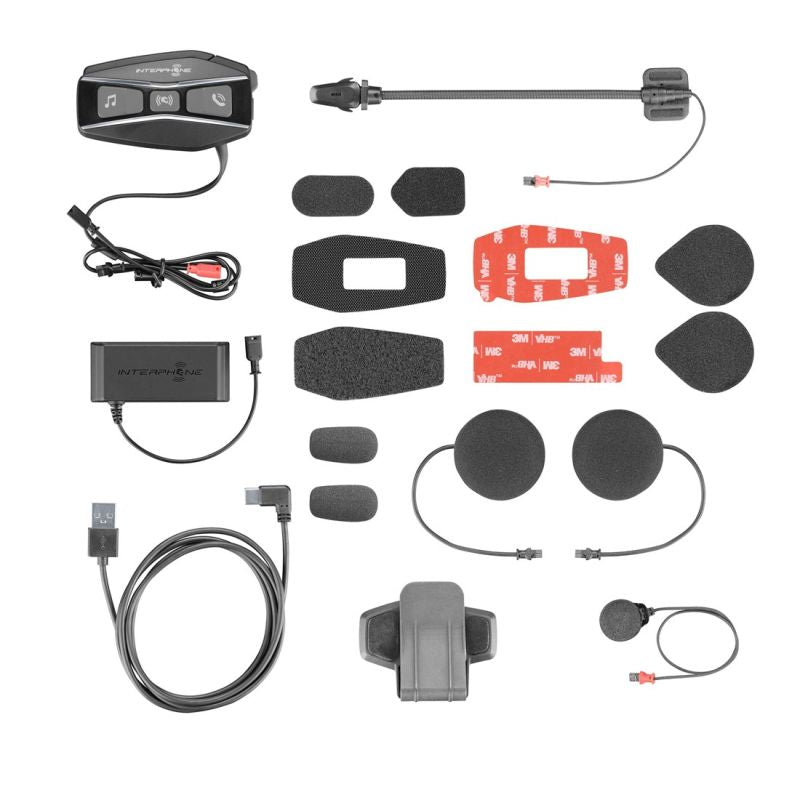 INTERPHONE U-COM 16 motorcycle intercom, set for 1 helmet In preparation Your Sports Performance
