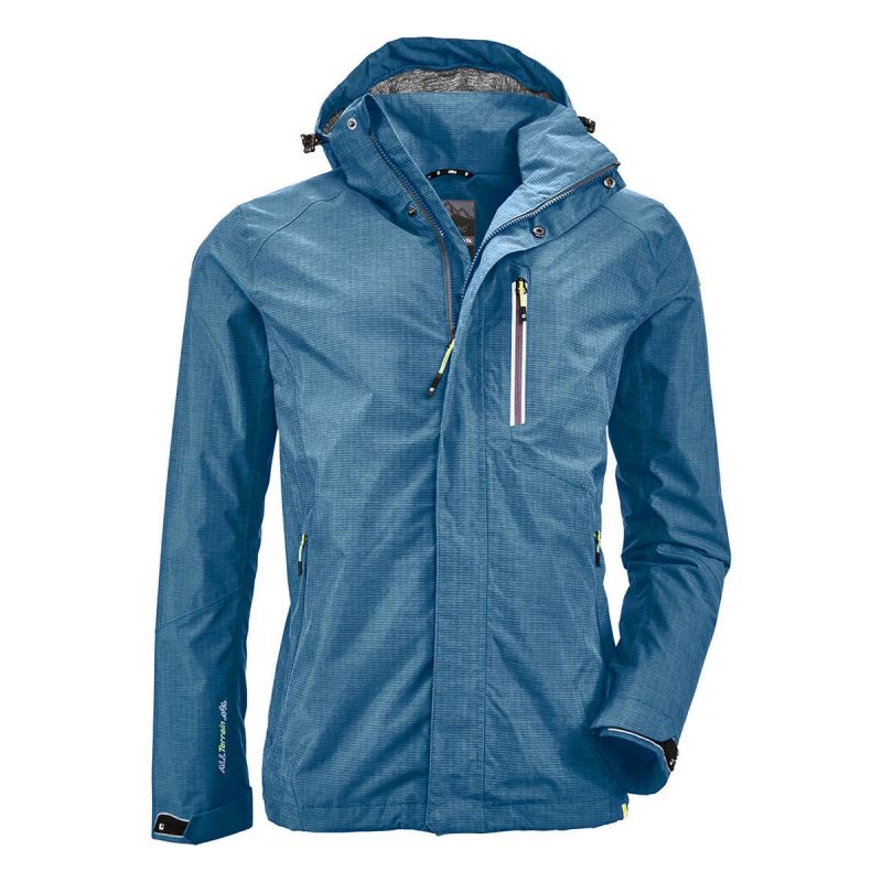 Killtec jacket Carleb men's trekking waterproof jacket blue (34723/872/M) In preparation Your Sports Performance