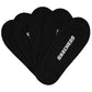 Skechers 5pk Womens Non Terry Socks S110703-BLK Black 36-40 In preparation Your Sports Performance