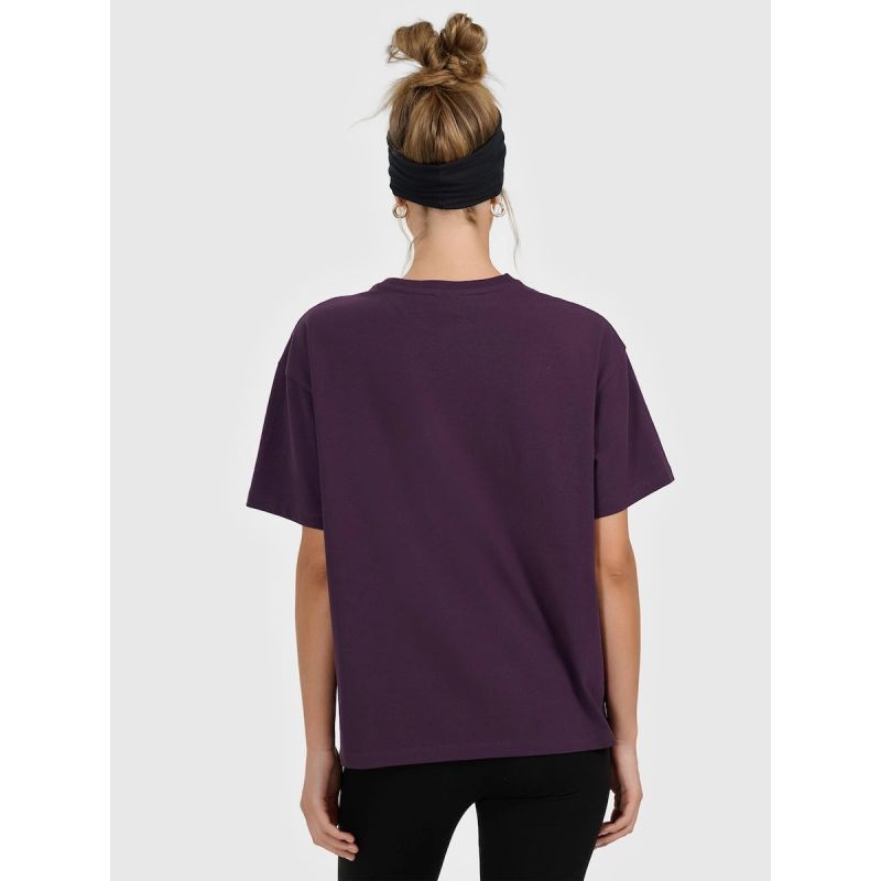 Women's loose plain T-shirt 4F 4FRAW25TTSHF3624-50S 4f