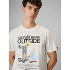 Men's regular printed T-shirt 4F 4FRSS26TTSHM3811-11S 4f