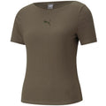 T-shirt Puma Her Ribbed Slim Tee Grape Leaf W 531917 44 Clothing/Training Puma