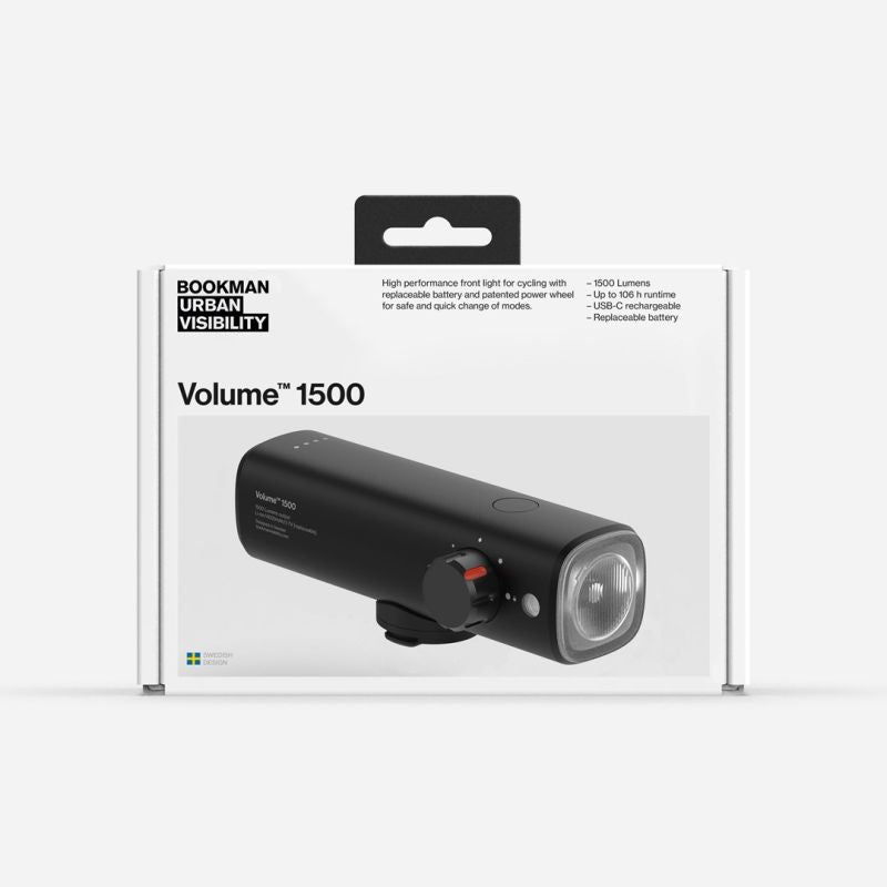 BOOKMAN Volume Front 1500 bicycle light - HERE Rowery i akcesoria/Oświetlenie Your Sports Performance