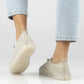 Beige leather shoes with elastic bands Filippo DP7810 Filippo