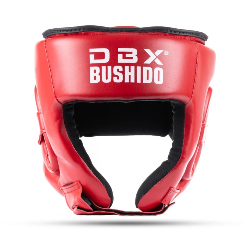 RED Tournament Boxing Helmet Kaski treningowe Your Sports Performance