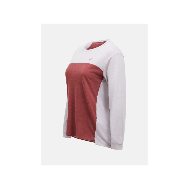 PEAK PERFORMANCE Women's Trail Wool-Blend Longsleeve T-Shirt, Gray