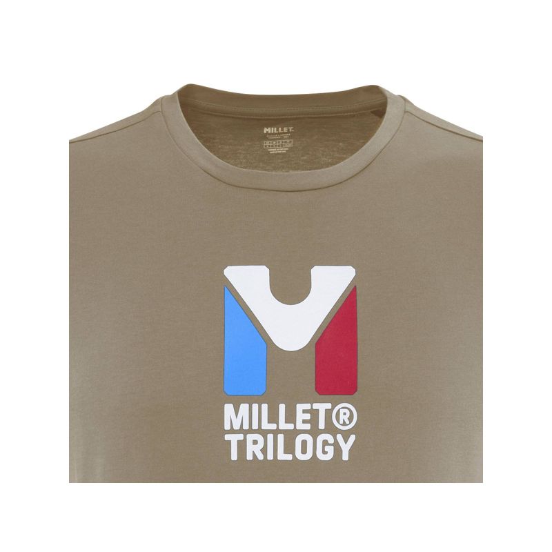 MILLET Chamonix Tri Ts Ss M beige men's t-shirt