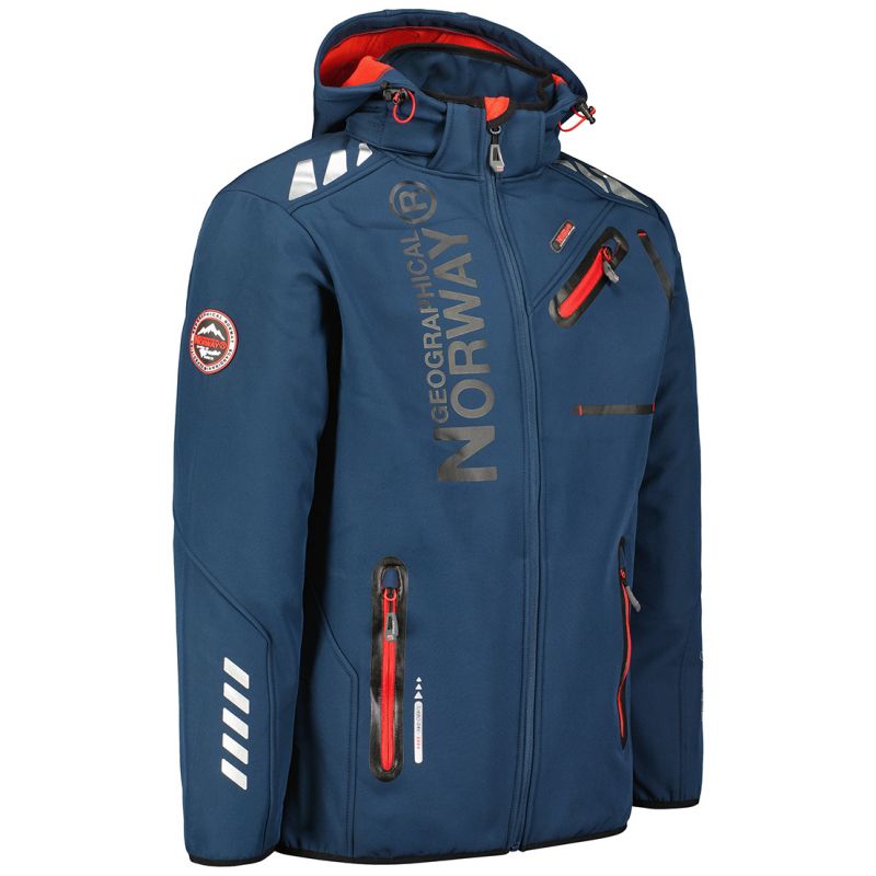 Geographical Norway Softshell ROYAUTE DB NAVY RED MEN 068 (WY2001H/GN/Navy / Red) Geographical Norway