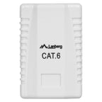 Lanberg OU6-0001-W surface-mounted socket (RJ-45; cat. 6; UTP; white) Kable, gniazda i wtyki/Puszki wyposażone Your Sports Performance