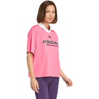 Adidas Tiro Q4 women's t-shirt pink JN2747 adidas