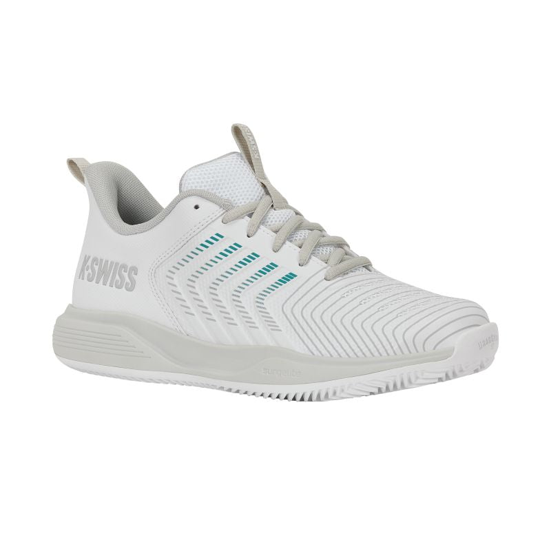 K-Swiss ULTRASHOT LIGHT CLAY WHITE/DAWN BLUE/BALTIC-M (94742-177-M)