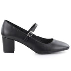 Black Sergio Leone PB176 low-heel pumps with strap Footwear Your Sports Performance