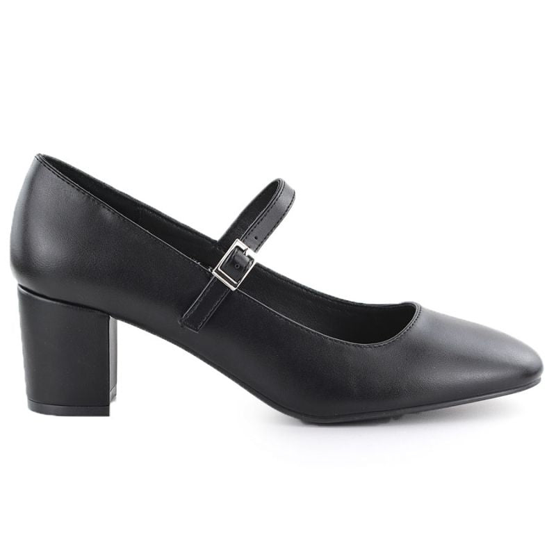 Black Sergio Leone PB176 low-heel pumps with strap Footwear Your Sports Performance