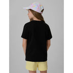 Girls' regular printed T-shirt 4F 4FJRAW26TTSHF4240-20S