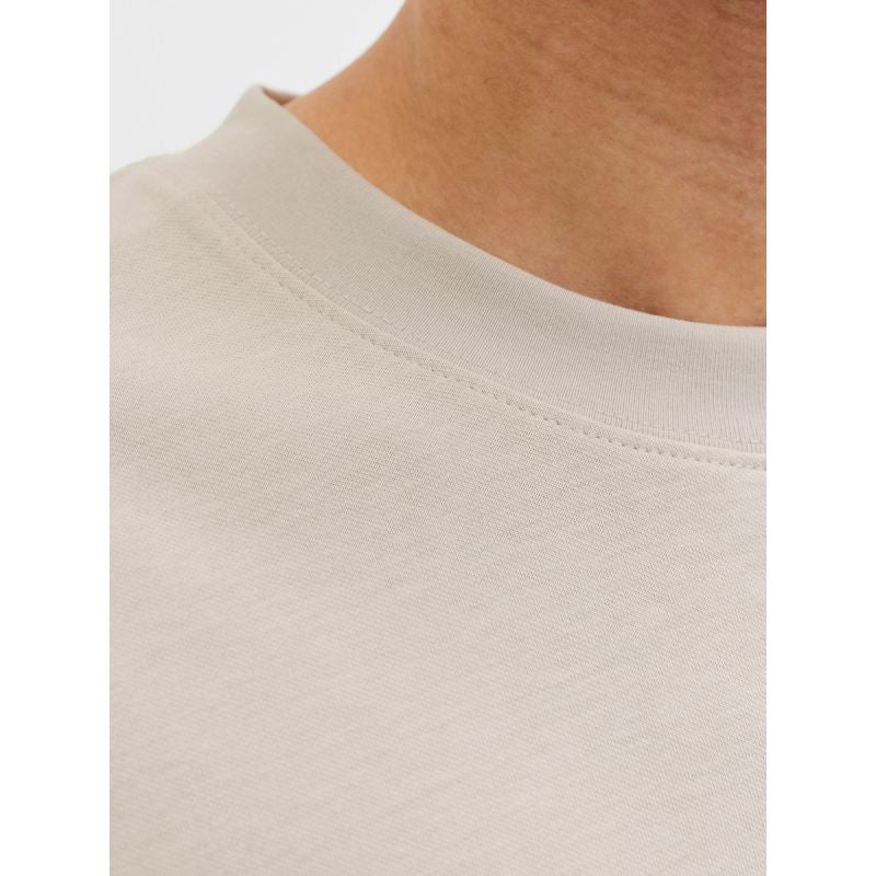 Jack&Jones men's t-shirt JJEBARRON TEE SS O-NECK NOOS 12298906 MOONBEAM Jack&Jones