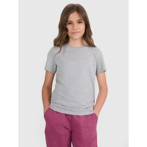 Regular plain girls' T-shirt 4F 4FJRMM00TTSHF3231-25M 4f