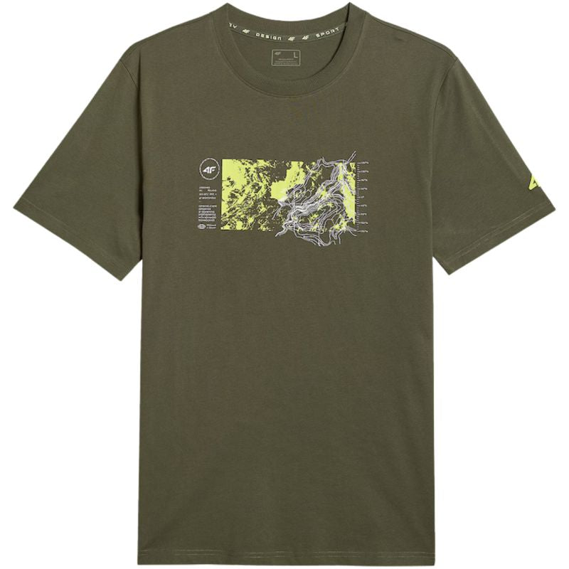Men's T-shirt 4F M2823 khaki 4FWSS26TTSHM2823 43S