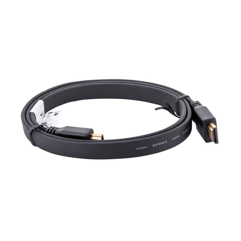 Lanberg CA-HDMI-21CU-0010-BK cable (HDMI M - HDMI M; 1m; black) Kable i adaptery/Kable HDMI Your Sports Performance