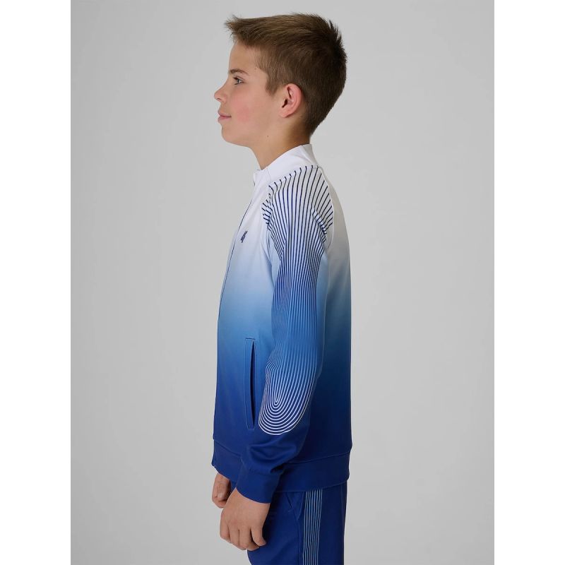 Regular sports sweatshirt without hood for boys 4F 4FJRSS26TFSWM1043-90A