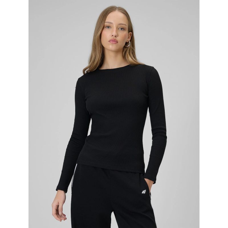 Women's long sleeve slim ribbed knit 4F 4FRAW25TLONF656-20S 4f