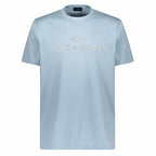 Paul&Shark Men's Cotton and Lyocell T-shirt Light Blue 26411007-394 - Elegant Comfort