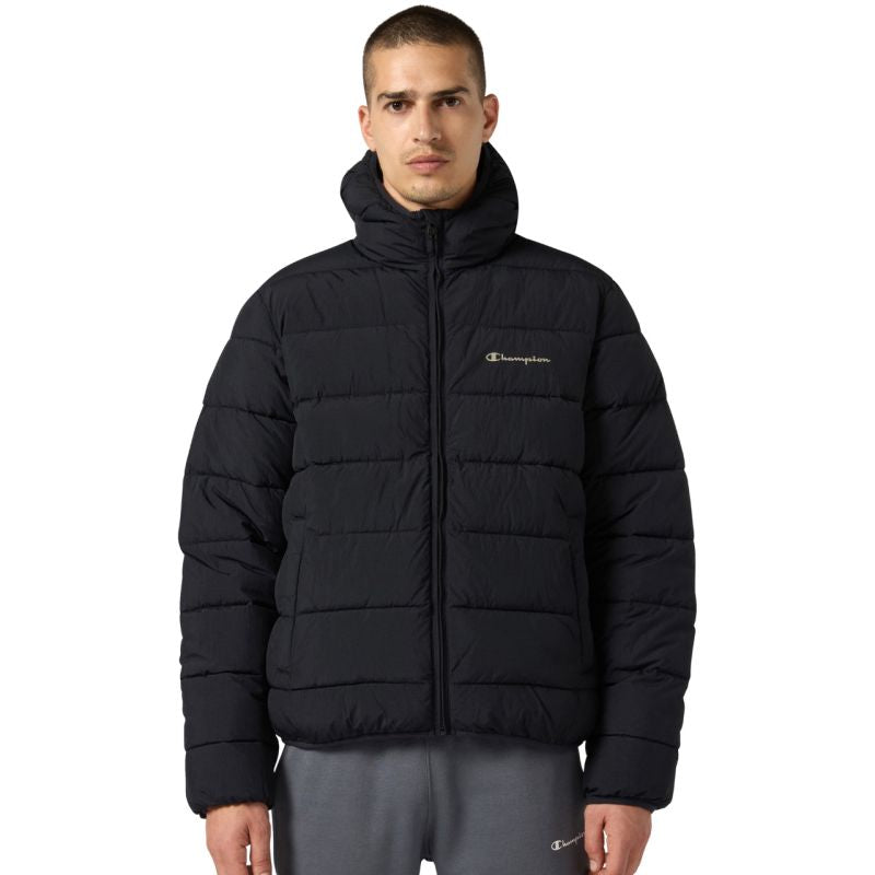Men's Champion Hooded Jacket Black 221548 KK001 Champion