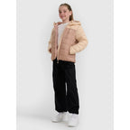 Girls' down jacket with synthetic filling 4F 4FJRAW25TDJAF0771-83S Clothing Your Sports Performance