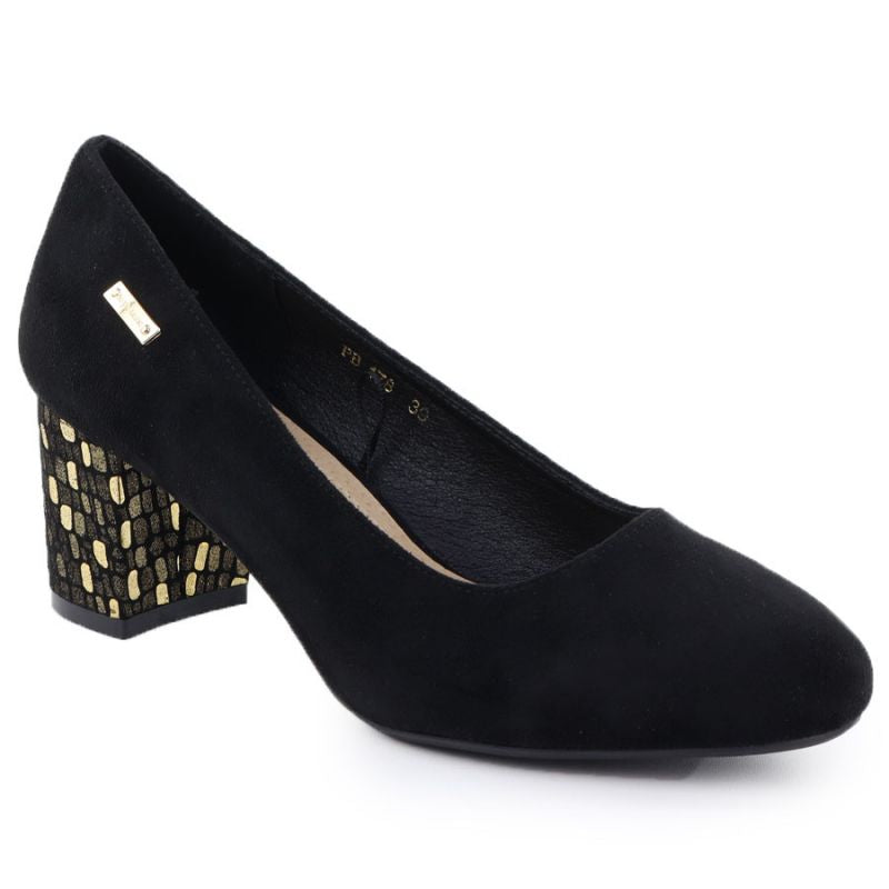 Suede high heel pumps Sergio Leone W SK314D black Footwear/Lifestyle/Sergio Leone Your Sports Performance
