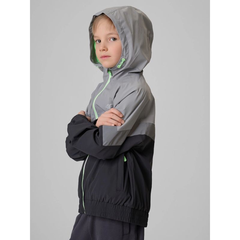 Boys' transition jacket 4F 4FJRSS26TJACM337-22S