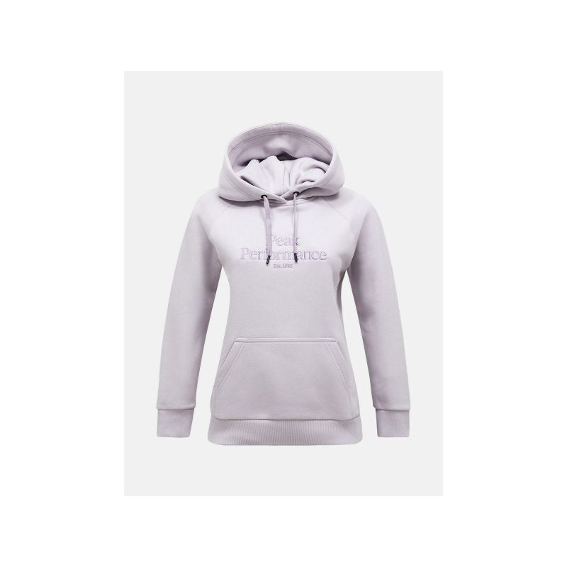 Women's PEAK PERFORMANCE W Original Hood sweatshirt, gray