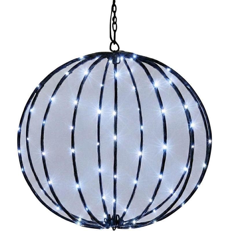 SOLAR HANGING LAMP BALL 30CM 120 LED COOL WHITE Home and Garden/Lighting Your Sports Performance