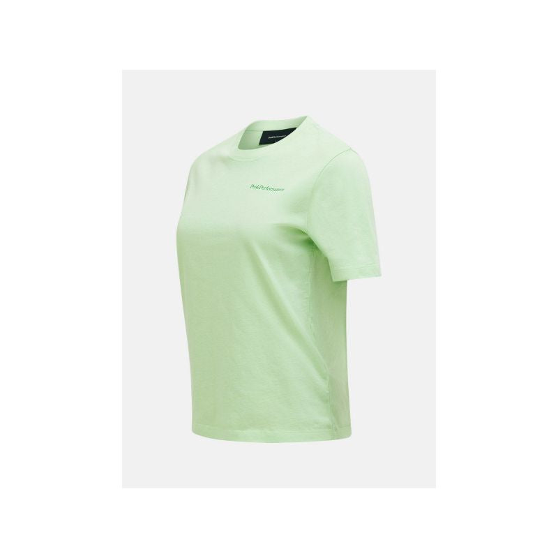 PEAK PERFORMANCE Original Small Logo Tee Women green