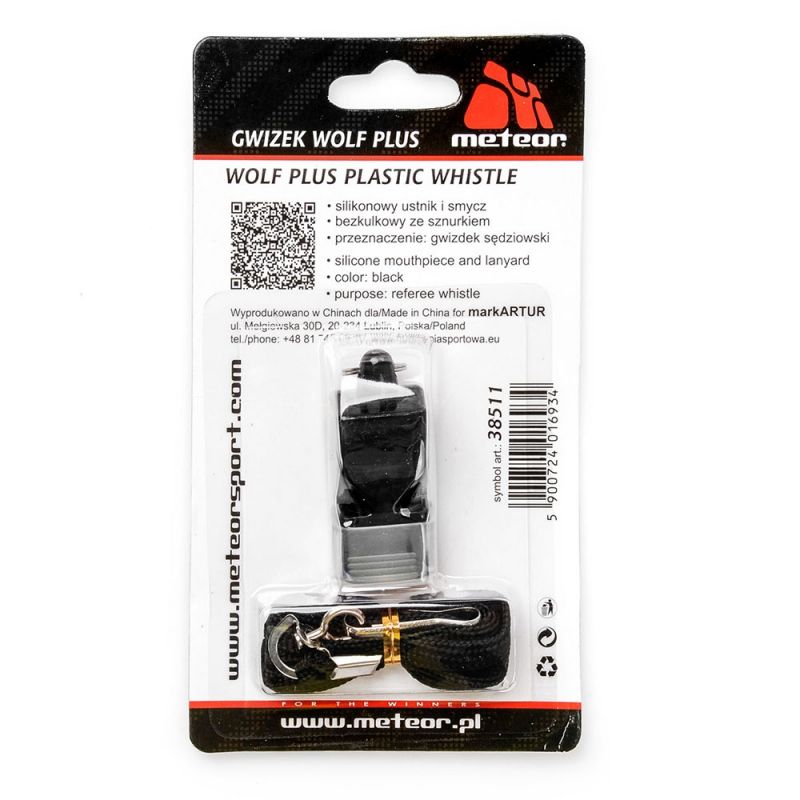 Meteor Wolf plus with silicone mouthpiece Black 38511 Accessories Your Sports Performance