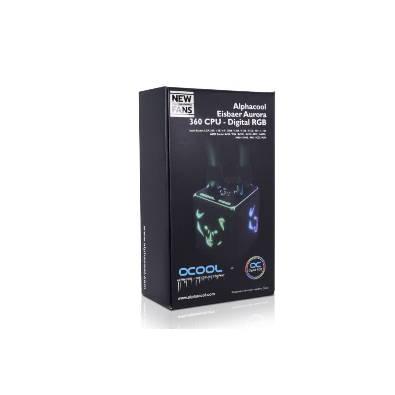 Alphacool 11999 computer cooling system Processor Air Cooler 12 cm Black 1 pc. Chłodzenie/Chłodzenie - zestawy chłodzenia wodnego Your Sports Performance